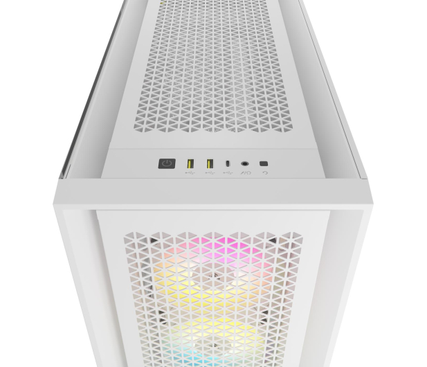 CORSAIR iCUE 5000D RGB Airflow biała CC-9011243-WW - 1112425 - zdjęcie 4